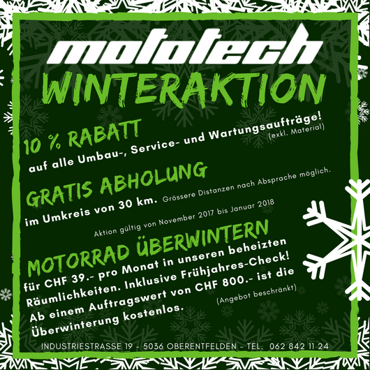 Wir überwintern dein Bike!