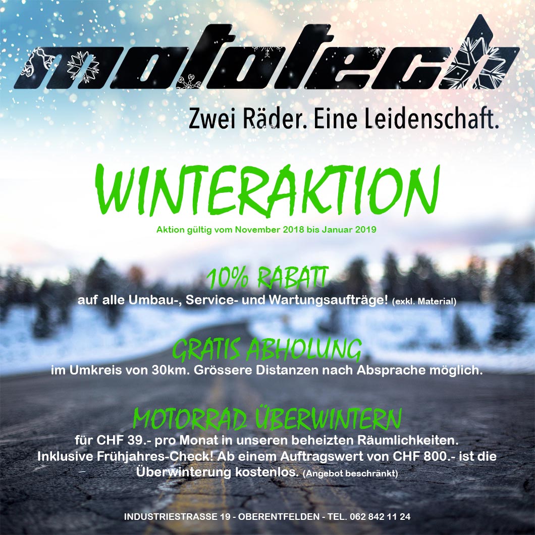 Wir überwintern dein Bike!